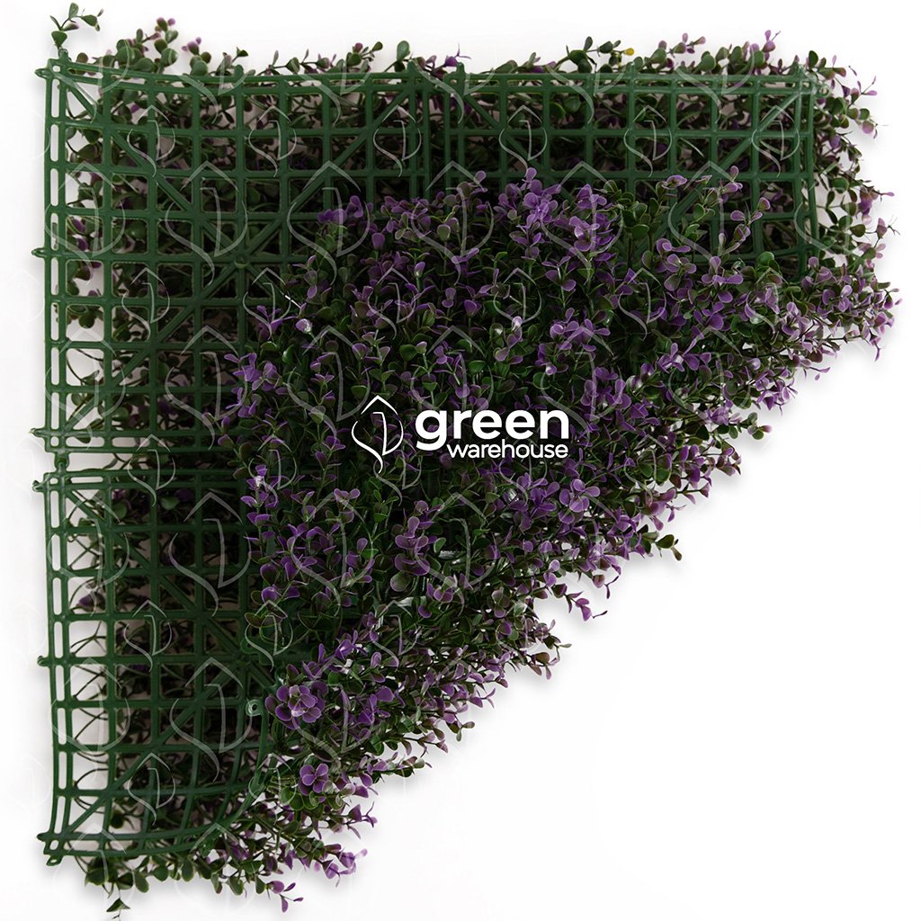 The Lavender Artificial Foliage for Green Wall is ideal to combine with any other model, through a personalized foliage design.