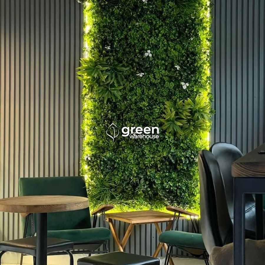 Black Forest - Artificial Hedge Panel for Green Walls - 40"x40" (10.76 sqft)