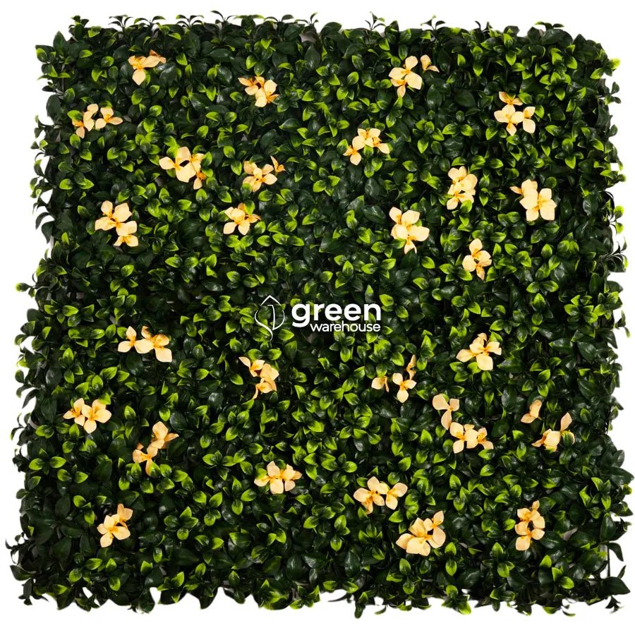 Gardenia Flower - Artificial Hedge Panel for Green Walls - 40"x40" (10.76 sqft)