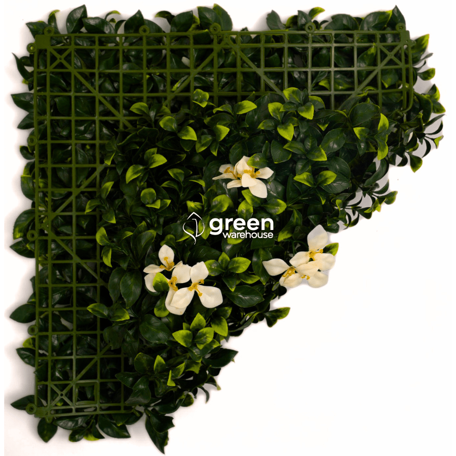 Gardenia Flower - Artificial Hedge Panel for Green Walls - 40"x40" (10.76 sqft)