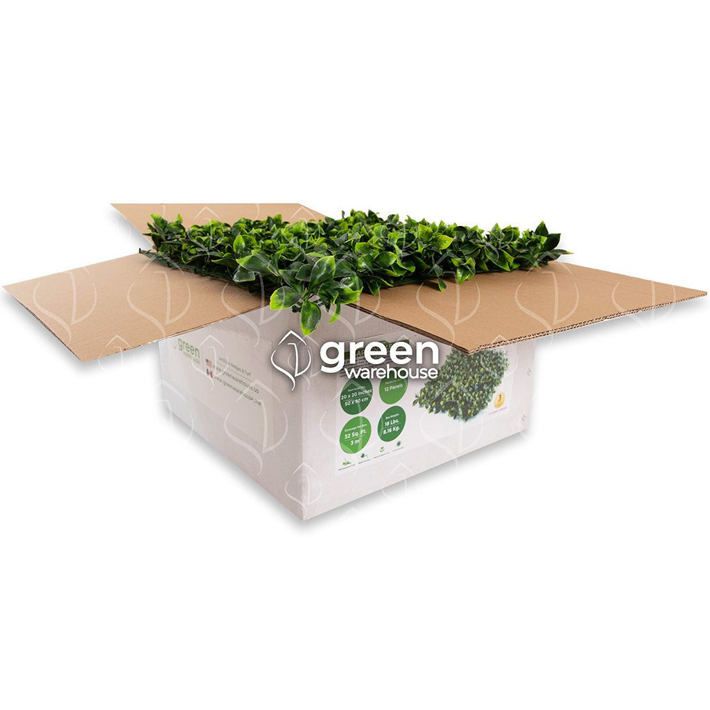 Gardenia Leaf - Artificial Hedge Panel for Green Walls - 40"x40" (10.76 sqft) - Green Warehouse
