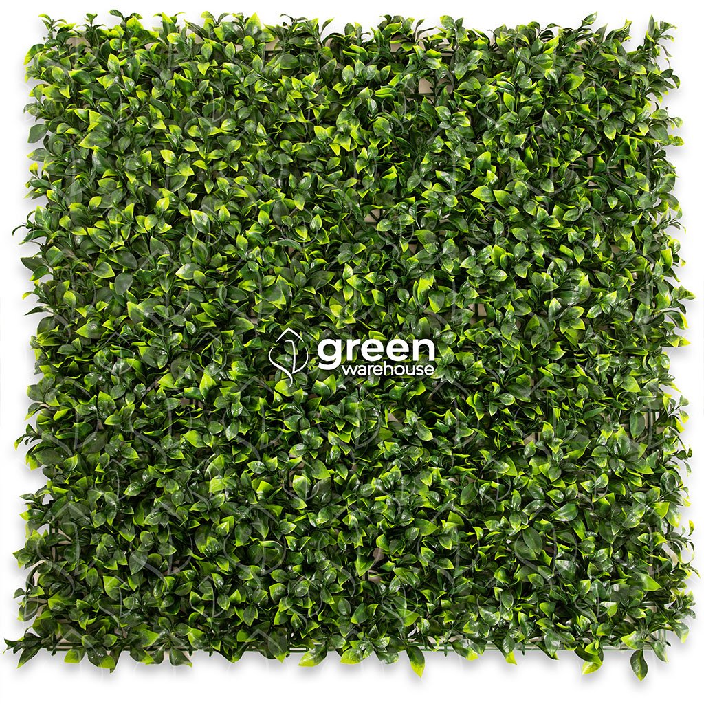 Gardenia Leaf - Artificial Hedge Panel for Green Walls - 40"x40" (10.76 sqft) - Green Warehouse