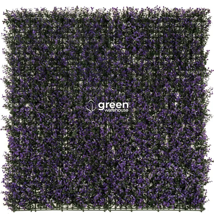 Lavander Myrtle - Artificial Hedge Panel for Green Walls - 40"x40" (10.76 sqft)