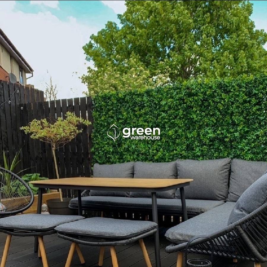 Mixed Fern - Artificial Hedge Panel for Green Walls - 40"x40" (10.76 sqft)