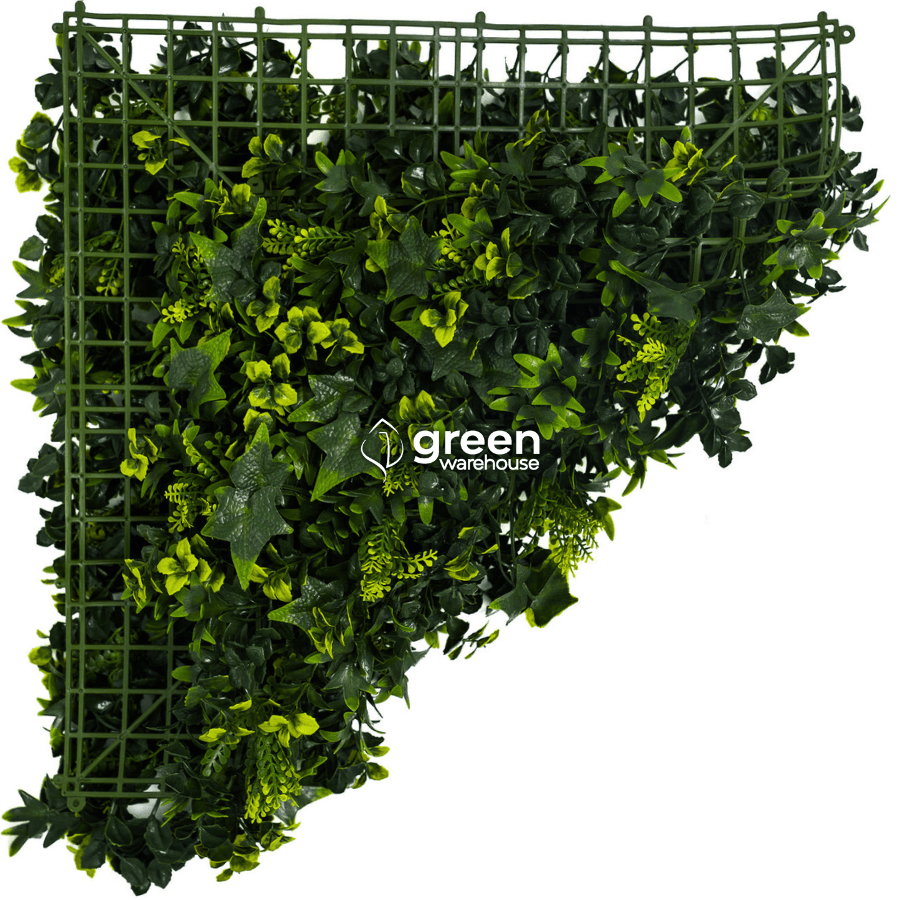Mixed Fern - Artificial Hedge Panel for Green Walls - 40"x40" (10.76 sqft)