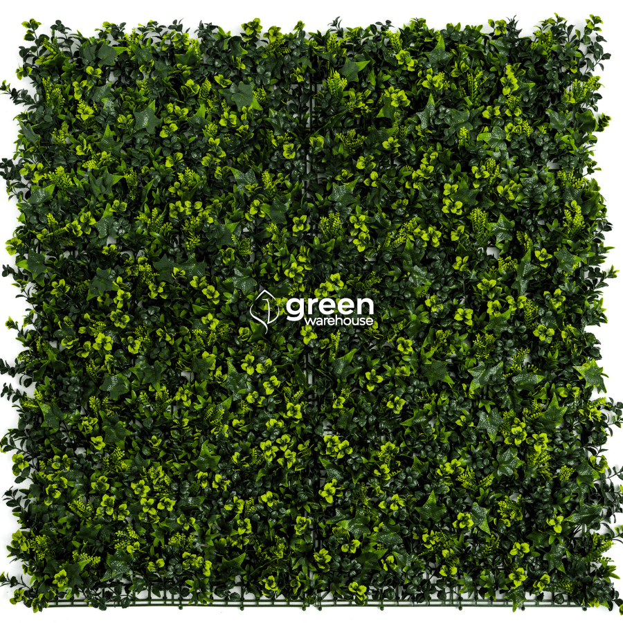 Mixed Fern - Artificial Hedge Panel for Green Walls - 40"x40" (10.76 sqft)