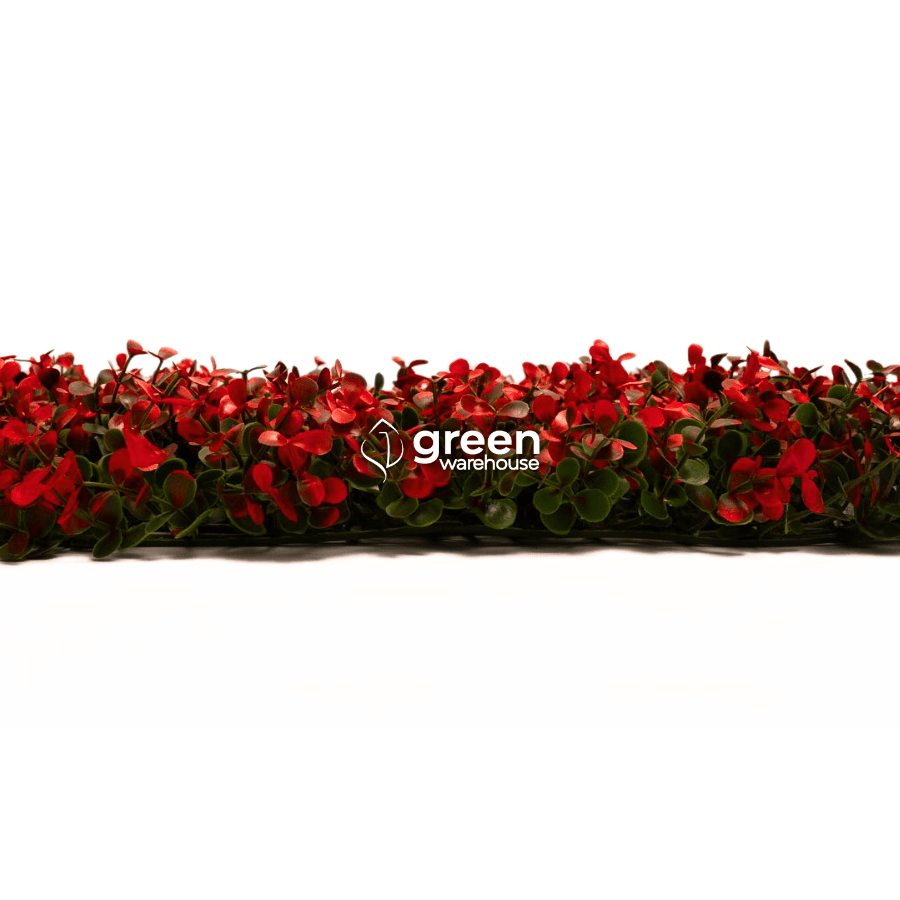 Red Myrtle - Artificial Hedge Panel for Green Walls - 40"x40" (10.76 sqft)