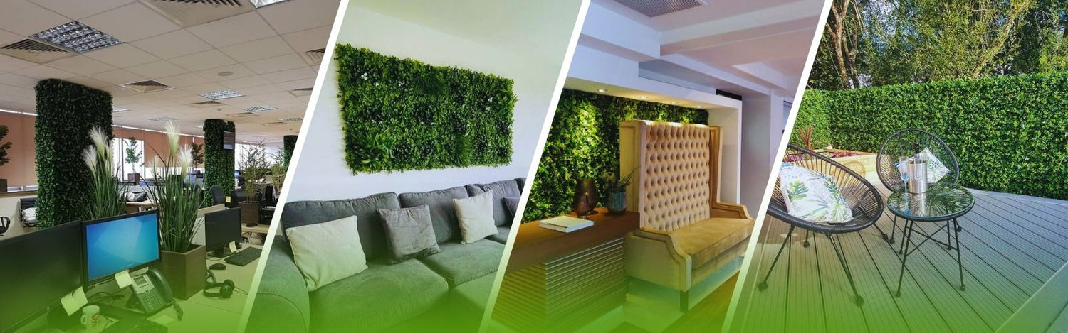 The 5 trends in artificial green walls 2025