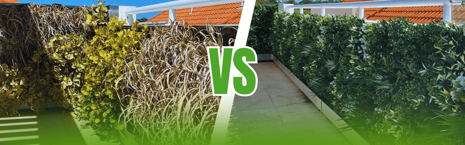 Artificial vs Natural Green Walls: Which one should you choose?