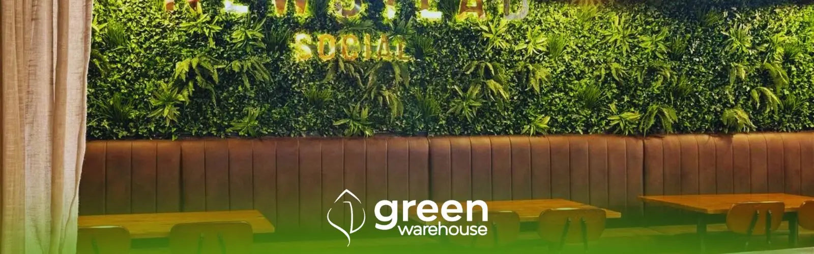 Artificial greenery for restaurants: Clean, stylish, and no-maintenance décor