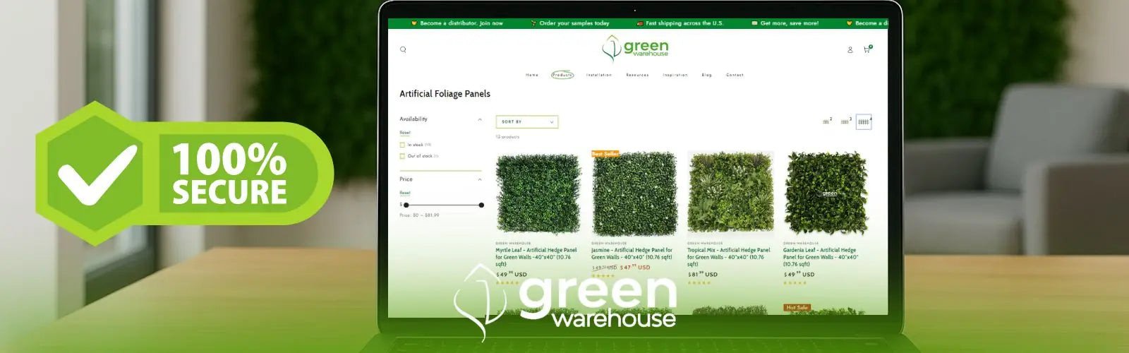 How to buy artificial green wall panels online without risk