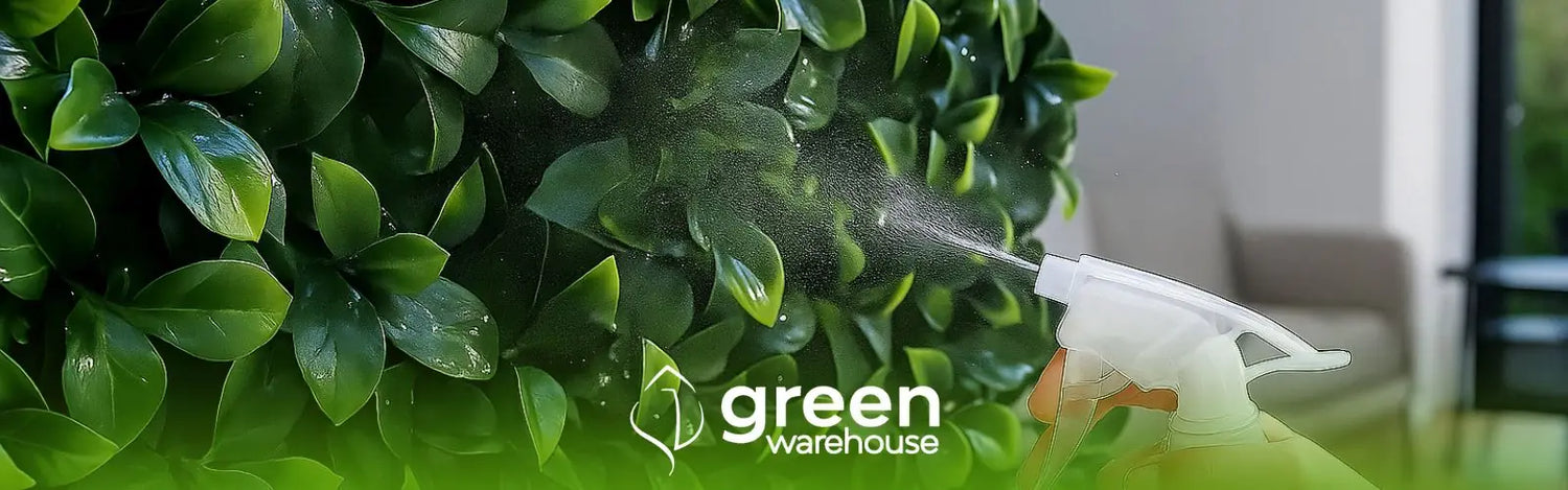 How to clean and maintain your artificial green wall?