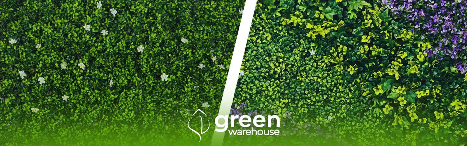 Uniform or mixed? choosing the perfect artificial green wall design