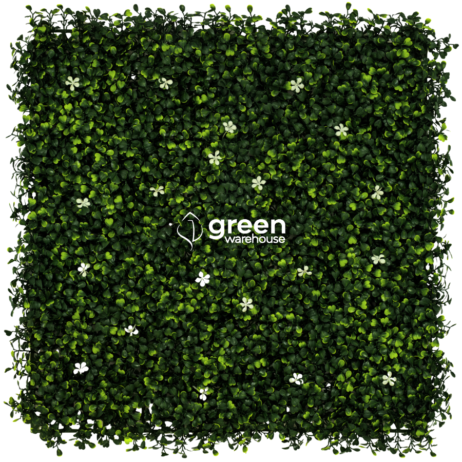 Jasmine - Artificial Hedge Panel for Green Walls - 40"x40" (10.76 sqft)