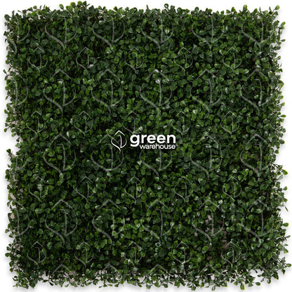 Boxwoood - Artificial Hedge Panel for Green Walls - 40&quot;x40&quot; (10.76 sqft) - Green Warehouse