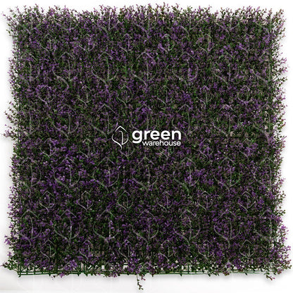 The lavender myrtle foliage for a green wall has small green leaves with purple tips that will brighten up any space. Ideal to combine with any other model through a personalized foliage design.