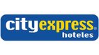 City Express Hoteles logo – client of Green Warehouse artificial foliage panels for hotel decor and vertical gardens