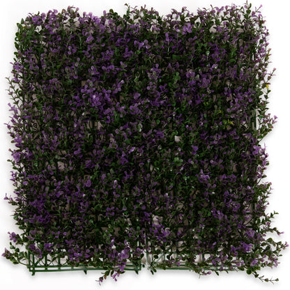 Lavander Myrtle - Artificial Hedge Panel for Green Walls - 40&quot;x40&quot; (10.76 sqft) - Green Warehouse