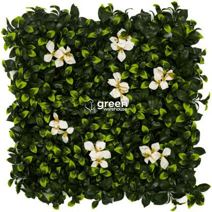 Gardenia Flower - Artificial Hedge Panel for Green Walls - 40&quot;x40&quot; (10.76 sqft)