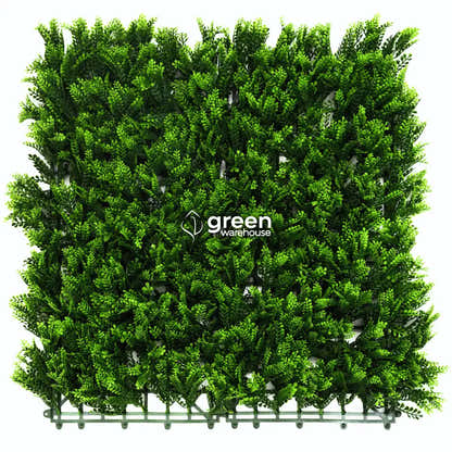 Japanese Fern - Artificial Hedge Panel for Green Walls - 40&quot;x40&quot; (10.76 sqft)