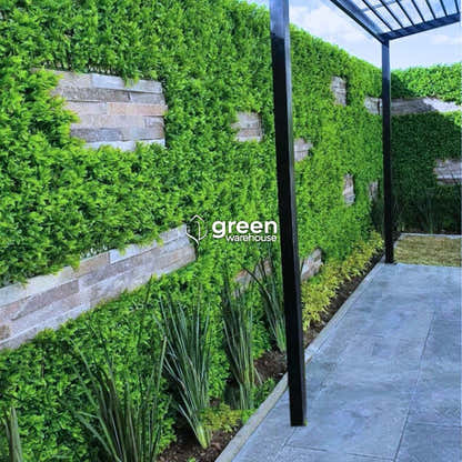 Japanese Fern - Artificial Hedge Panel for Green Walls - 40"x40" (10.76 sqft)