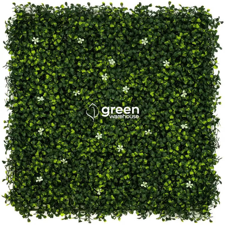 Jasmine - Artificial Hedge Panel for Green Walls - 40"x40" (10.76 sqft)