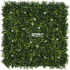 Jasmine Artificial Hedge Panel 40x40 with UV-protected foliage and white flowers for vertical gardens and outdoor privacy