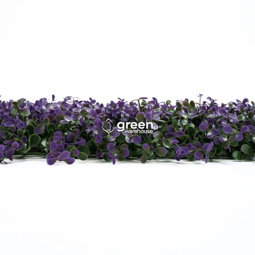 Lavander Myrtle - Artificial Hedge Panel for Green Walls - 40"x40" (10.76 sqft)