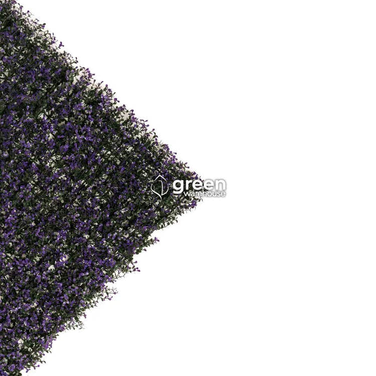 Lavander Myrtle - Artificial Hedge Panel for Green Walls - 40"x40" (10.76 sqft)