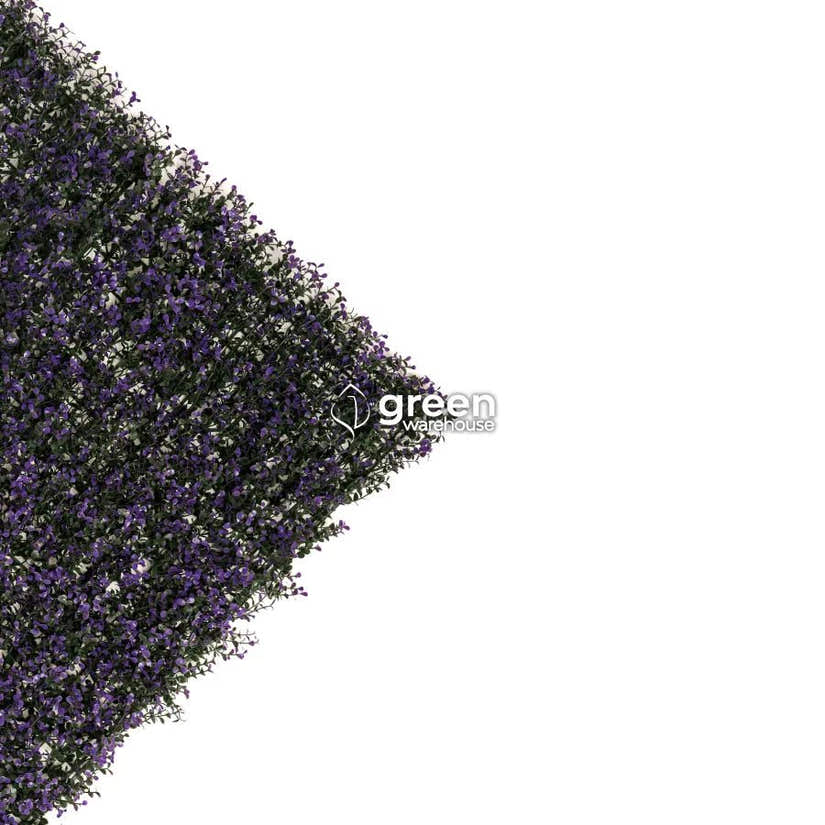 Lavander Myrtle - Artificial Hedge Panel for Green Walls - 40"x40" (10.76 sqft)