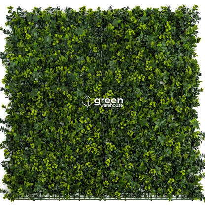 Mixed Fern - Artificial Hedge Panel for Green Walls - 40&quot;x40&quot; (10.76 sqft)