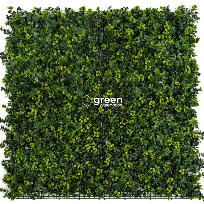 Mixed Fern - Artificial Hedge Panel for Green Walls - 40"x40" (10.76 sqft)
