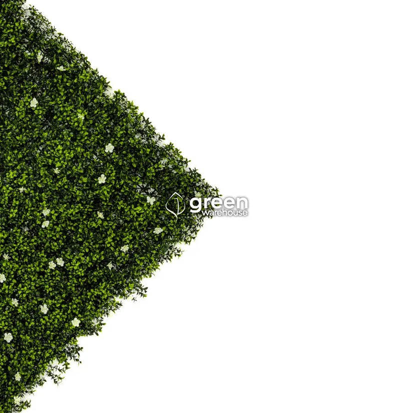 Myrtle Flower - Artificial Hedge Panel for Green Walls - 40"x40" (10.76 sqft)