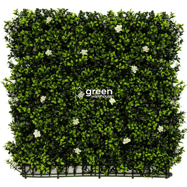 Myrtle Flower - Artificial Hedge Panel for Green Walls - 40"x40" (10.76 sqft)