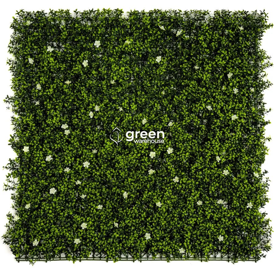 Myrtle Flower - Artificial Hedge Panel for Green Walls - 40&quot;x40&quot; (10.76 sqft)