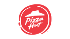 Pizza Hut logo – Green Warehouse client using artificial foliage walls for restaurant decor and vertical garden ambiance