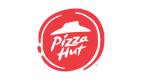 Pizza Hut logo – Green Warehouse client using artificial foliage walls for restaurant decor and vertical garden ambiance