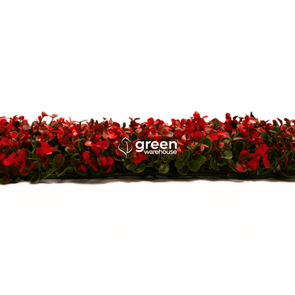 Red Myrtle  - Artificial Hedge Panel for Green Walls - 40&quot;x40&quot; (10.76 sqft)