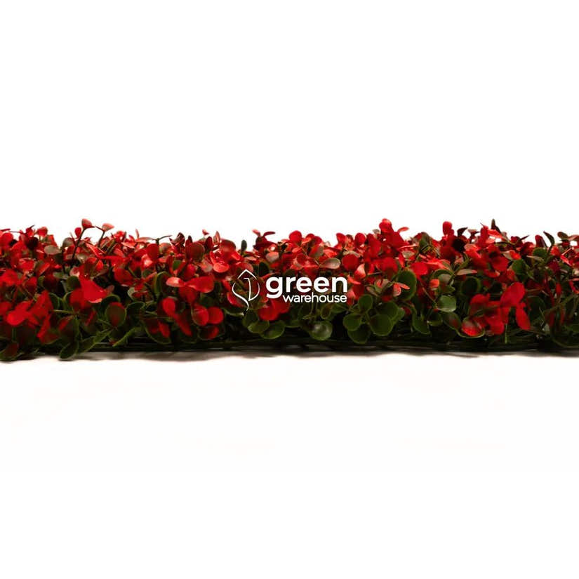 Red Myrtle  - Artificial Hedge Panel for Green Walls - 40"x40" (10.76 sqft)