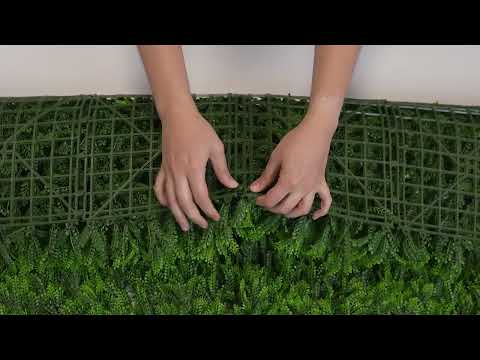 Japanese Fern - Artificial Hedge Panel for Green Walls - 40"x40" (10.76 sqft)
