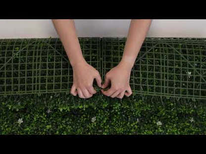Myrtle Flower - Artificial Hedge Panel for Green Walls - 40"x40" (10.76 sqft)