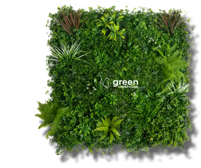 Tropical Mix  - Artificial Hedge Panel for Green Walls - 40"x40" (10.76 sqft)